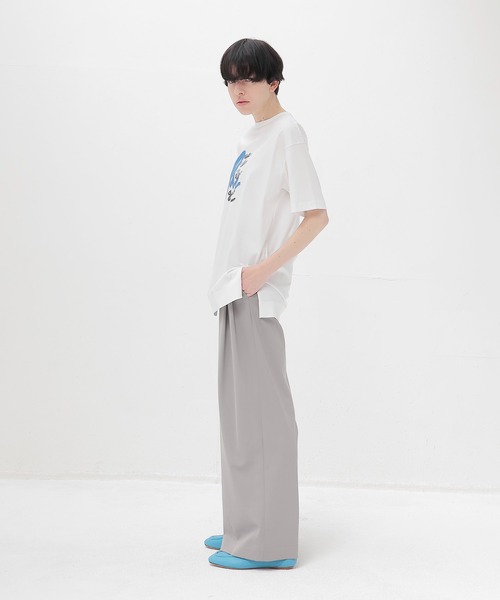 STUMBLY(スタンブリー)の「STUMBLY / Eri Yoshida Collaboration T-shirts(STUMBLY×ヨシダエリ コラボレーションTシャツ 535-5160002)(Tシャツ/カットソー・レディース・ホワイト・38)」の4枚目の写真
