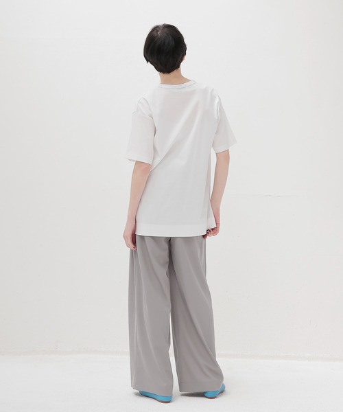 STUMBLY(スタンブリー)の「STUMBLY / Eri Yoshida Collaboration T-shirts(STUMBLY×ヨシダエリ コラボレーションTシャツ 535-5160002)(Tシャツ/カットソー・レディース・ホワイト・38)」の5枚目の写真