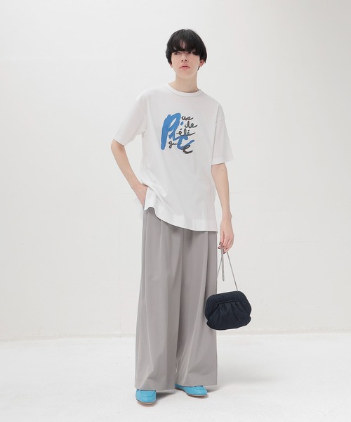 STUMBLY(スタンブリー)の「STUMBLY / Eri Yoshida Collaboration T-shirts(STUMBLY×ヨシダエリ コラボレーションTシャツ 535-5160002)(Tシャツ/カットソー・レディース・ホワイト・38)」の6枚目の写真