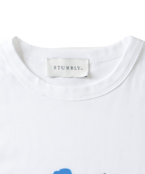 STUMBLY(スタンブリー)の「STUMBLY / Eri Yoshida Collaboration T-shirts(STUMBLY×ヨシダエリ コラボレーションTシャツ 535-5160002)(Tシャツ/カットソー・レディース・ホワイト・38)」の7枚目の写真