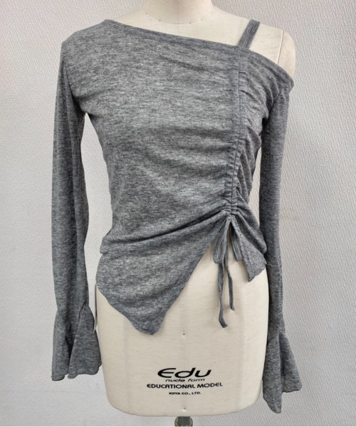 今期新作　room306 アシンメトリーワンショルダー　トップス ZARA - ZARA 新品 アシンメトリー ワンショルダー ロング