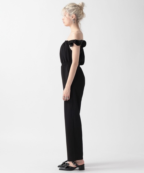 FOREVER 21（フォーエバー トゥエンティーワン）の「【2025SS】フリルオールインワン（つなぎ/オールインワン・レディース・ブラック/ナチュラル・MEDIUM/SMALL）」の20枚目の写真