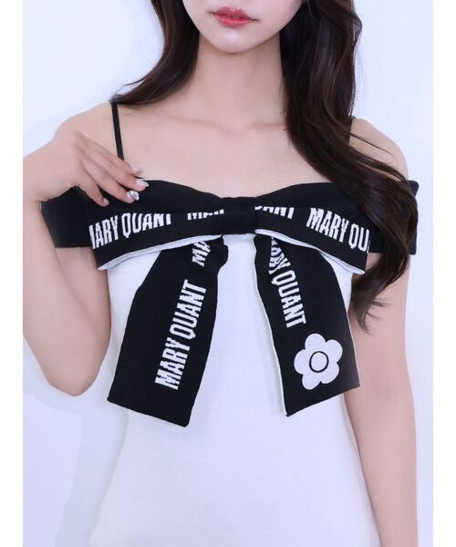 【完売新品✨】 EATME×MARY QUANT リボンデザインニットワンピース EATME（イートミー）の「【EATME×MARY QUANT】リボンデザイン