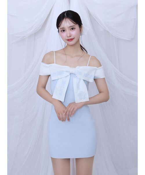 EATMExMARY QUANT リボンリブワンピース EATME（イートミー）の「【EATME×MARY QUANT】リボンリブ