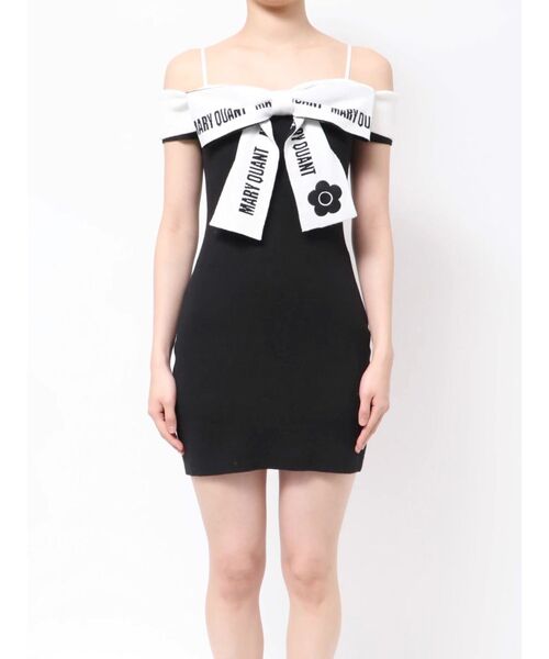EATME×MARY QUANT】リボンデザインニットワンピース（ワンピース