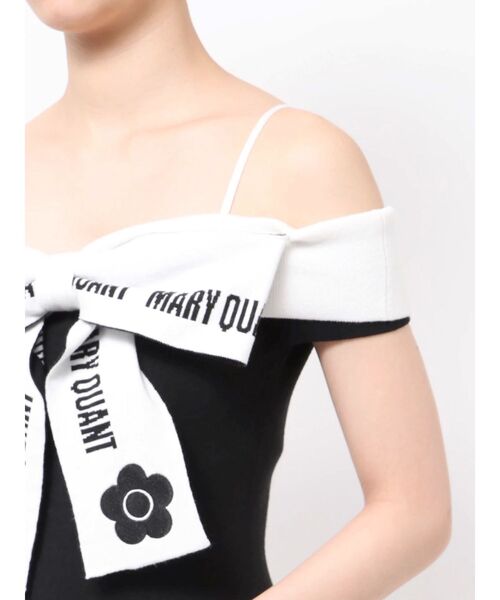 EATME×MARY QUANT】リボンデザインニットワンピース（ワンピース