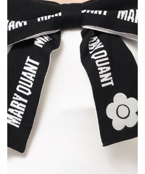 EATME（イートミー）の「【EATME×MARY QUANT】リボンデザインニットワンピース（ワンピース・レディース・ブルー/オフホワイト/ブラック・FREE）」の14枚目の写真