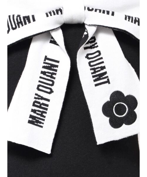 EATME（イートミー）の「【EATME×MARY QUANT】リボンデザインニットワンピース（ワンピース・レディース・ブルー/オフホワイト/ブラック・FREE）」の15枚目の写真