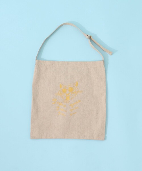 grace grace （グラスグラス）の「【grace grace/グラスグラス】グラスケリネンサブバッグ M（バックパック/リュック・レディース・ブラック系その他/ベージュ系その他・FREE）」の3枚目の写真