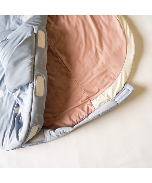 mocmof（モクモフ）の「ひやとろ 水族館 ねぶくろ（おくるみ・キッズ・ブルー/グレー・フリー）」の9枚目の写真