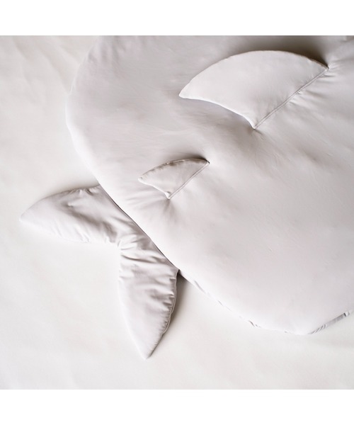 mocmof（モクモフ）の「ひやとろ 水族館 ねぶくろ（おくるみ・キッズ・ブルー/グレー・フリー）」の5枚目の写真