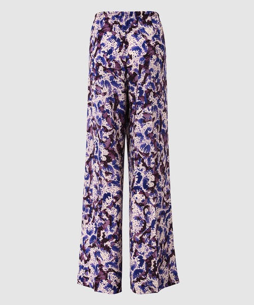 【23AW NEW】Dries Van Noten / Puvis 花柄 シルクロングパンツ セール】PUVIS LONG 1012 W.W.PANTS(その他パンツ)|DRIES VAN