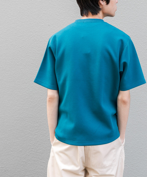 FORK&SPOON（フォークアンドスプーン）の「FORK&SPOON　ストレッチダンボールショートスリーブTシャツ（Tシャツ/カットソー・メンズ・イエロー/ブラック/グレー/オフホワイト/ブルー・5/4）」の10枚目の写真