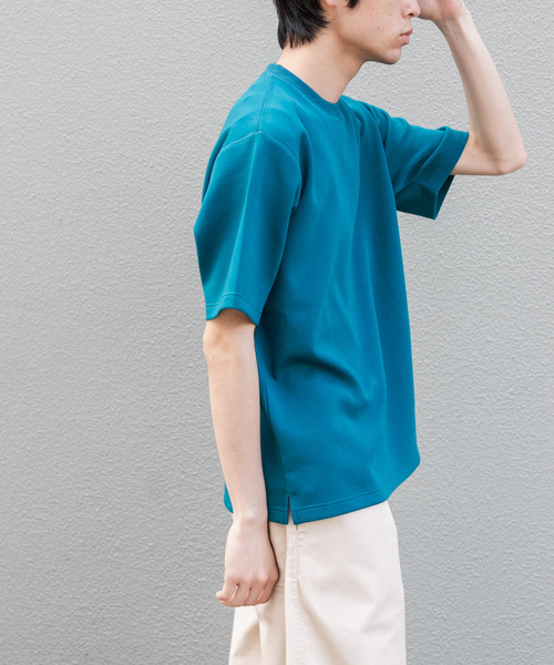 FORK&SPOON（フォークアンドスプーン）の「FORK&SPOON　ストレッチダンボールショートスリーブTシャツ（Tシャツ/カットソー・メンズ・イエロー/ブラック/グレー/オフホワイト/ブルー・5/4）」の11枚目の写真