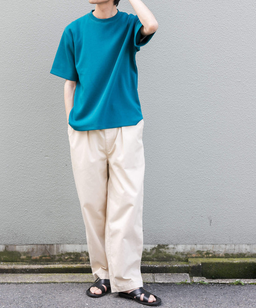 FORK&SPOON（フォークアンドスプーン）の「FORK&SPOON　ストレッチダンボールショートスリーブTシャツ（Tシャツ/カットソー・メンズ・イエロー/ブラック/グレー/オフホワイト/ブルー・5/4）」の14枚目の写真