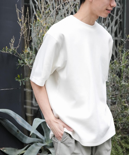 FORK&SPOON（フォークアンドスプーン）の「FORK&SPOON　ストレッチダンボールショートスリーブTシャツ（Tシャツ/カットソー・メンズ・イエロー/ブラック/グレー/オフホワイト/ブルー・5/4）」の16枚目の写真