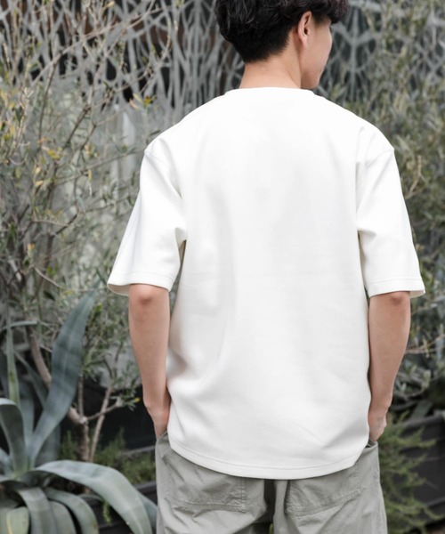 FORK&SPOON（フォークアンドスプーン）の「FORK&SPOON　ストレッチダンボールショートスリーブTシャツ（Tシャツ/カットソー・メンズ・イエロー/ブラック/グレー/オフホワイト/ブルー・5/4）」の17枚目の写真