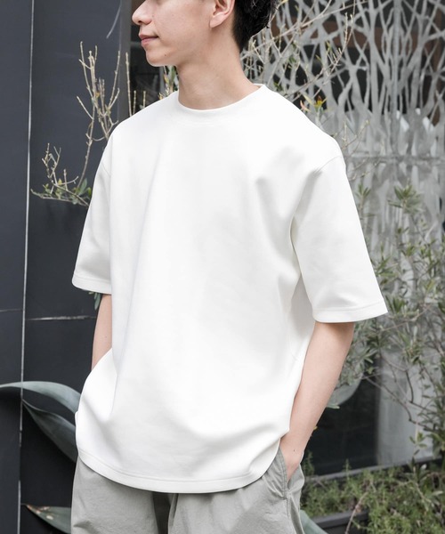 FORK&SPOON（フォークアンドスプーン）の「FORK&SPOON　ストレッチダンボールショートスリーブTシャツ（Tシャツ/カットソー・メンズ・イエロー/ブラック/グレー/オフホワイト/ブルー・5/4）」の18枚目の写真