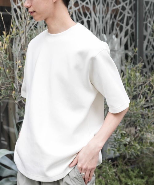 FORK&SPOON（フォークアンドスプーン）の「FORK&SPOON　ストレッチダンボールショートスリーブTシャツ（Tシャツ/カットソー・メンズ・イエロー/ブラック/グレー/オフホワイト/ブルー・5/4）」の19枚目の写真