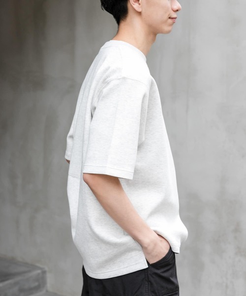 FORK&SPOON（フォークアンドスプーン）の「FORK&SPOON　ストレッチダンボールショートスリーブTシャツ（Tシャツ/カットソー・メンズ・イエロー/ブラック/グレー/オフホワイト/ブルー・5/4）」の21枚目の写真