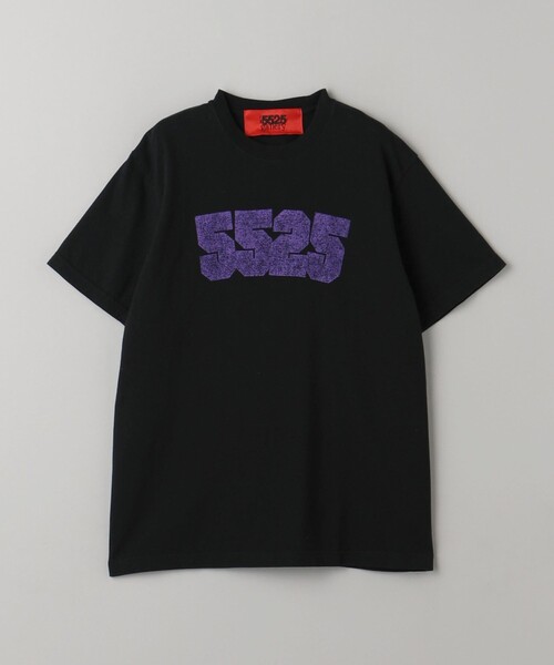 サイズ：M the 5525 ゴーゴーニーゴー ×nano universe 半袖Tシャツ ロゴプリント  ネイビー系 [240101439911] ゴルフウェア メンズ ストスト サイズ：M the 5525 ゴーゴーニーゴー ×nano universe 半袖T