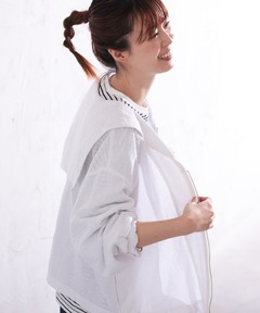 SOSHIOTSUKI/ソウシオオツキ】WIDE NECK SHELL JACKET（ダウン
