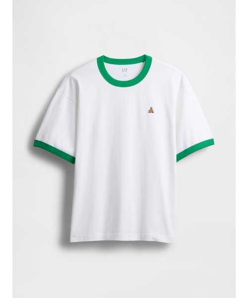 GAP(ギャップ)の「ブラナンベア リンガーTシャツ(Tシャツ/カットソー・メンズ・ホワイト系その他/ブラック/ホワイト・S/M/L/XL/XS)」の6枚目の写真