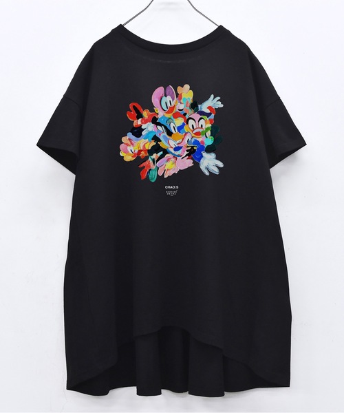 BEDSIDEDRAMA(ベットサイドドラマ)の「CHAO:S HEAD Flare T-Shirt(Tシャツ/カットソー・レディース・ナチュラル/ブラック/ホワイト・1/2)」の22枚目の写真