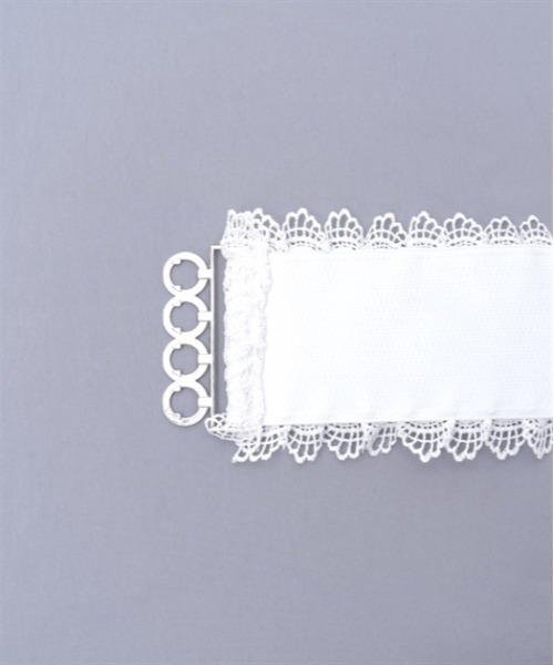 axes femme（アクシーズファム）の「レース使いゴムベルト（ベルト・レディース・ホワイト/ブラック・FREE）」の8枚目の写真