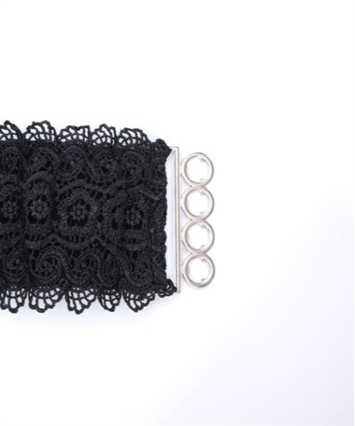 axes femme（アクシーズファム）の「レース使いゴムベルト（ベルト・レディース・ホワイト/ブラック・FREE）」の14枚目の写真