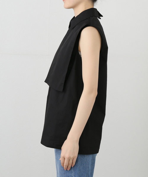 foemina(フォエミナ)の「FOEMINA/フォエミナ SAGE TOPS(シャツ/ブラウス・レディース・ブラック・SMALL)」の10枚目の写真