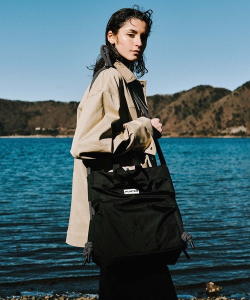 ADAM ET ROPE' × HUNTER トートバッグ HUNTER for ADAM ET ROPE'】別注トラベルナイロントートBAG