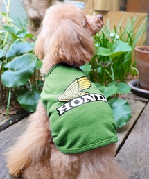 KRIFF MAYER（クリフメイヤー）の「【犬服/綿100%】DOG HONDA コラボ Tシャツ（WING）（ペットウェア）」
