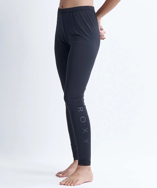 ROXY(ロキシー)の「【ROXY/ロキシー】25SS PEARL DIVE/水陸両用UVカットレギンス・スパッツ(ラッシュガード)(レギンス/スパッツ・レディース・ホワイト/ブラック系その他/ブラック系その他2/ブラック・SMALL/MEDIUM/LARGE)」の1枚目の写真