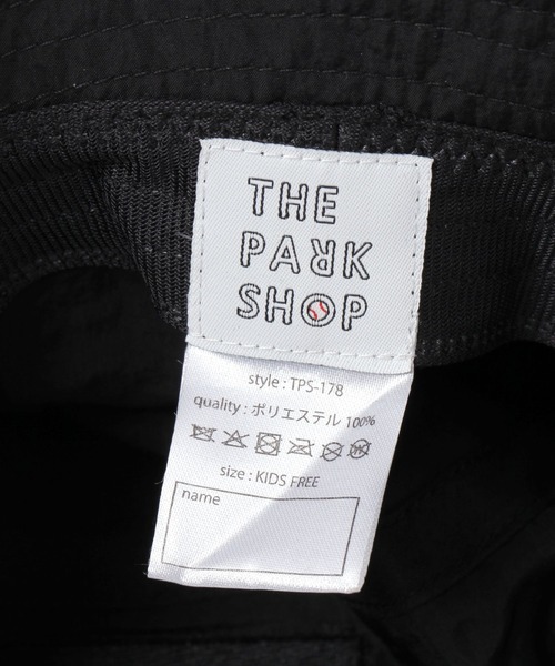 THE PARK SHOP（ザパークショップ）の「【THE PARK SHOP(ザ パーク ショップ)】WATERBOY HAT(KIDS)（ハット・キッズ・ネイビー/ブラック/オリーブ・FREE）」の5枚目の写真