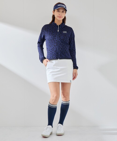 JUN&ROPE'（ジュンアンドロペ）の「【UV CARE】【吸水速乾】【ストレッチ】アニマル柄JQ UVライトブルゾン（ブルゾン・レディース・ネイビー/ピンク/グレー・L/M/S）」の22枚目の写真