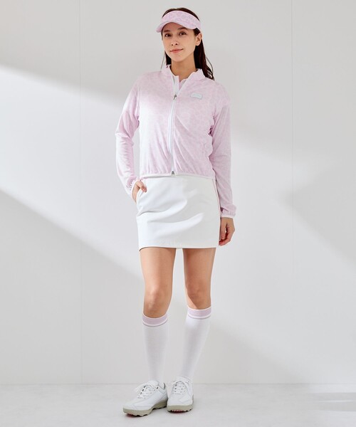 JUN&ROPE'（ジュンアンドロペ）の「【UV CARE】【吸水速乾】【ストレッチ】アニマル柄JQ UVライトブルゾン（ブルゾン・レディース・ネイビー/ピンク/グレー・L/M/S）」の19枚目の写真