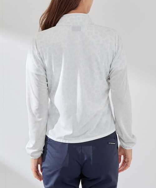 JUN&ROPE'（ジュンアンドロペ）の「【UV CARE】【吸水速乾】【ストレッチ】アニマル柄JQ UVライトブルゾン（ブルゾン・レディース・ネイビー/ピンク/グレー・L/M/S）」の13枚目の写真