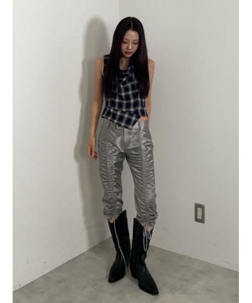 セール】SHIRRING CROPPED パンツ（その他パンツ）｜LAGUA GEM