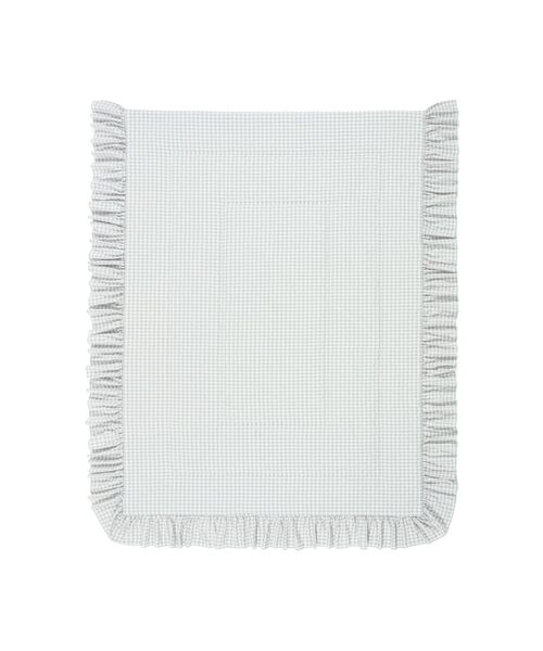 Francfranc(フランフラン)の「ふわろ 夏でもさらっともちもち 肌掛けふとん フリルチェック シングル ホワイト×グレー(寝具・レディース・ホワイト・FREE)」の6枚目の写真