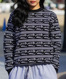 TCSS | KNIT / Critical SlideクリティカルスライドTCSSデザインクルーネックニットセーター(ニット/セーター)