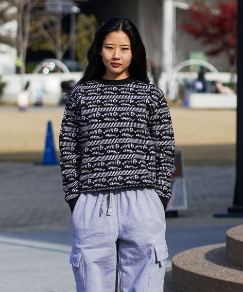 TCSS(ティーシーエスエス)の「KNIT / Critical SlideクリティカルスライドTCSSデザインクルーネックニットセーター(ニット/セーター・メンズ・ブラック・MEDIUM/LARGE/X-LARGE/SMALL)」の5枚目の写真