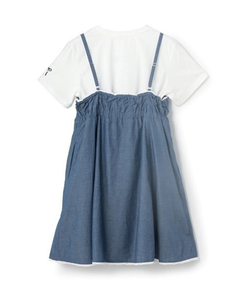 セール】【Cuugal掲載】キャミワンピース＋Tシャツセット（ワンピース