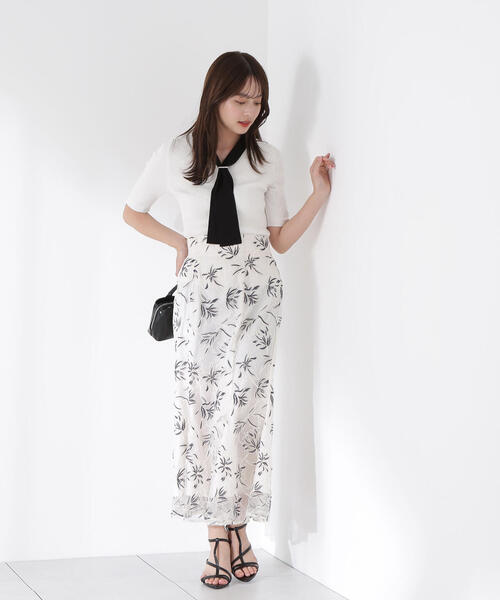 PROPORTION BODY DRESSING（プロポーションボディドレッシング）の「レースマーメイドスカート / 1215120900（スカート・レディース・ホワイト系その他/ベージュ・SMALL/MEDIUM）」の12枚目の写真