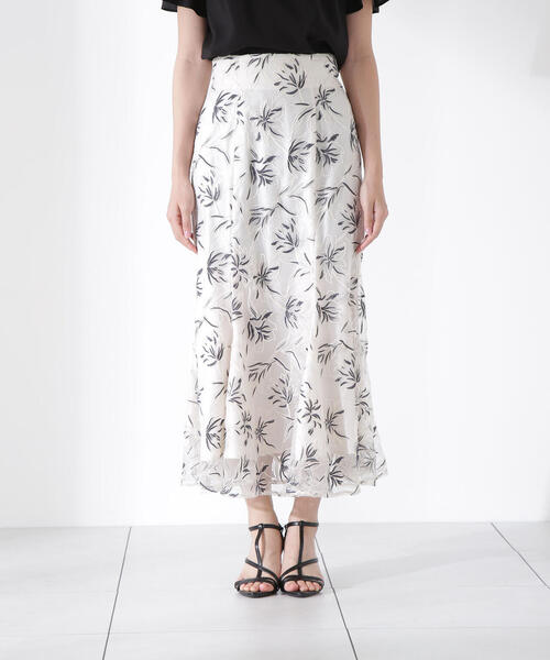 PROPORTION BODY DRESSING（プロポーションボディドレッシング）の「レースマーメイドスカート / 1215120900（スカート・レディース・ホワイト系その他/ベージュ・SMALL/MEDIUM）」の14枚目の写真