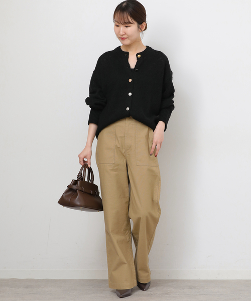 JOURNAL STANDARD relume（ジャーナルスタンダード　レリューム）の「《追加21》ワイドベイカーパンツ（カーゴパンツ・レディース・ネイビー/カーキ/ベージュ/ホワイト・38/36/34）」の17枚目の写真