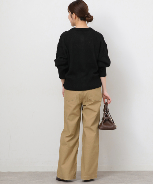 JOURNAL STANDARD relume（ジャーナルスタンダード　レリューム）の「《追加21》ワイドベイカーパンツ（カーゴパンツ・レディース・ネイビー/カーキ/ベージュ/ホワイト・38/36/34）」の19枚目の写真