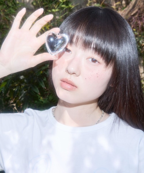 ALAND(エーランド)の「FANCY CLUB/グリッターロゴTEE(Tシャツ/カットソー・レディース・ホワイト/ブラック・FREE)」の9枚目の写真