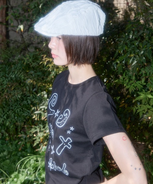 ALAND(エーランド)の「FANCY CLUB/グリッターロゴTEE(Tシャツ/カットソー・レディース・ホワイト/ブラック・FREE)」の16枚目の写真