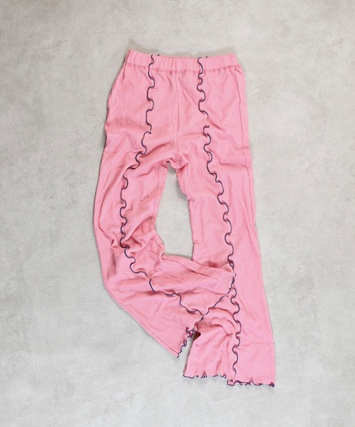 MARKEY'S（マーキーズ）の「メローフレアーパンツ/おとな（その他パンツ・レディース・ブラック/ライトブルー/ライトグリーン/ピンク・160cm）」の4枚目の写真